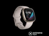 Fitbit Sense okosóra, fehér/arany, acél