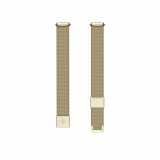 Fitbit Stainless Steel Mesh pótszíj (Luxe) Soft Gold (FB180MMGD) (FB180MMGD) - Szíj