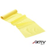 Fitnesz szalag Trendy Limite Band 2,5 m x 15 cm sárga gyenge