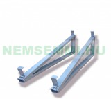 FIVE SOLAR Síkkollektor napelem tartó keret 200x100 Lapos tetőre vagy talajra 15 vagy 75 fok