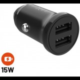 FIXED 2 × USB, 15W, Smart Rapid Charge, fekete (FIXCC15N-2U-BK)