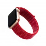 FIXED Apple Watch 38/40/41 mm nylon szíj piros (FIXNST-436-RD) (FIXNST-436-RD) - Szíj