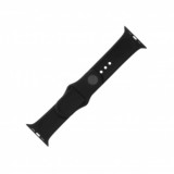 FIXED AppleÂ Watch 42mm/44mm szilikon szíj szett fekete (FIXSST-434-BK)