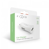 FIXED Car charger with USB output, 12W Fehér FIXCC-U-WH