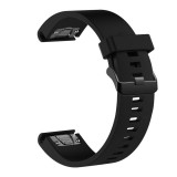 FIXED Garmin QuickFit 20mm szilikon szíj fekete (FIXSST-QF20MM-BK) (FIXSST-QF20MM-BK)