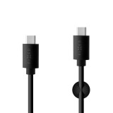 FIXED hosszú USB-C/USB-C kábel, 2m, fekete PO_FIXD-CC2M-BK