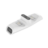 FIXED Kettős töltőállomás Xbox Series S, X kontrollerhez és One vezeték nélküli vezérlőkhöz, fehér FIXXB-DCC-WH