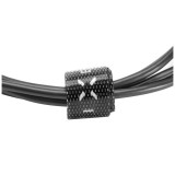 FIXED Long data and charging Kábel w/ USB/micro USB connectors, 2 meters, 20W, Fekete, Kábel FIXD-UM2M-BK