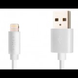 FIXED Long USB - Lightning adat-/töltőkábel 20W, 2m, fehér (FIXD-UL2M-WH) (FIXD-UL2M-WH) - Adatkábel