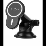 FIXED MagClick XL MagSafe autós tartó szélvédőre vagy műszerfalra, 15 W, fekete (FIXMCLI-XL-BK)