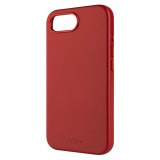 FIXED MagLeather telefontok MagSafe kompatibilis Apple iPhone 16e-hez, piros FIXLM-1404-RD