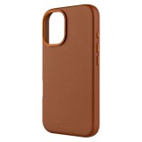 FIXED MagLeather telefontok MagSafe támogatással az Apple iPhone 16 készülékhez, barna FIXLM-1400-BRW