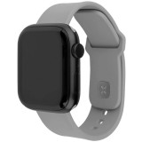 FIXED mágneses szilikon óraszíj Apple Watch 42/44/45/46/49mm-hez, világos szürke FIXMST2-434-LGGR