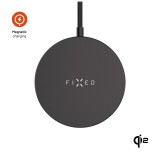 FIXED MagPad Slim Qi2 MagSafe Wireless töltő fekete  FIXMPADS-BK