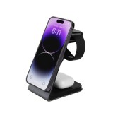 FIXED MagPowerstation Alu 3in1 wireless charging stand with MagSafe Space Gray FIXMPOS-AL-GR