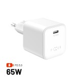 FIXED mini USB-C GaN töltő 65W fehér FIXCG65M-C-WH