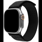 FIXED Nylon Sporty Strap Apple Watch Ultra 49mm - fekete (FIXNST2-1029-BK)