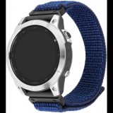 FIXED Nylon Sporty Strap Garmin QuickFit 22mm - sötétkék (FIXNST2-QF22MM-DBL)