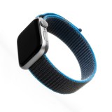 FIXED Nylon Strap for Apple Watch 38/40/41 mm, gray-blue FIXNST-436-GRBL