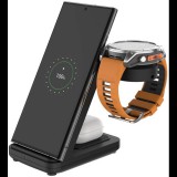 FIXED Powerstation pro Garmin s bezdrátovým nabíjením až pro 3 zařízení černý (FIXPOS-GA-BK)