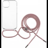 FIXED Pure Neck AntiUV Tok Apple iPhone 14 Plus rózsaszín nyakpántos tok (FIXPUN-929-PI)