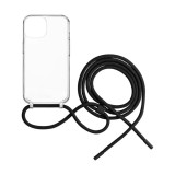 FIXED Pure Neck nyakba akasztható telefontok a Samsung Galaxy S24+ készülékhez, fekete FIXPUN-1257-BK