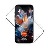 FIXED Rendkívül tartós edzett üveg por elleni aplikátorral Apple iPhone 15 Pro készülékhez, fekete FIXGA2-1202-BK