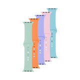 FIXED Silicone Strap Set for Apple Watch 42/44/45 mm set of 5 pieces variation 2 of different colors FIXSST-434-5SET2