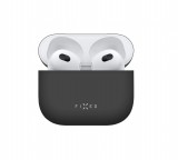 FIXED Silky szilikon tartótok az Apple Airpods 3-hoz, fekete FIXSIL-816-BK