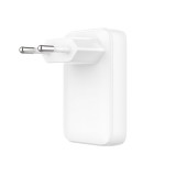 FIXED Slim USB-C úti töltő GaN PD 30W-os fehér FIXCG30S-C-WH