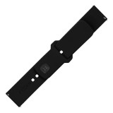 Fixed Sporty Strap Univerzális Szilikon szíj 22 mm - Fekete (FIXSST2-22MM-BK)