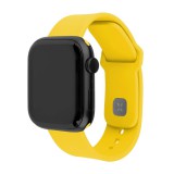 FIXED Sporty szilikon szíj az Apple Watch 42/44/45mm-es okosórákhoz, sárga FIXSST2-434-YL