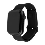 FIXED Sporty szilikon szíj az Apple Watch Ultra 49mm-es okosórákhoz , fekete FIXSST2-1029-BK