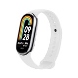FIXED Sporty szilikon szíj Xiaomi Mi Band 8/Smart Band 9 okosórákhoz, fehér FIXSSTB-1176-WH