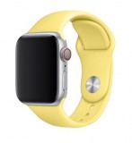 FIXED szilikon sportos óraszíj Apple Watch 38/40/41mm-es okosórákhoz, sárga FIXSST2-436-YL