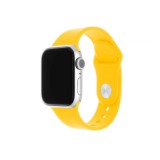 FIXED Szilikon szíj Apple Watch 38/40/41 mm, Sárga FIXSST-436-YL