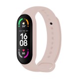 FIXED Szilikon szíj Xiaomi Band 7/ Mi Band 6/ Mi Band 5 okosórákhoz, pink FIXSSTB-989-PI