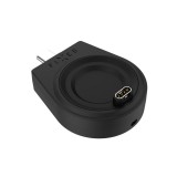 FIXED USB-C töltőadapter Garmin Fenix ​​5/6/7/7X/8, Epix, Venu 2/3/3S, Vívoactive 3/4/5 készülékekhez, fekete FIXDW-GA-BK
