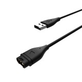 FIXED USB töltőkábel Garmin okosórához, 1 méter, Fekete FIXDW-796