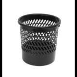 Flair 60089 Műanyag papírkosár 27x27cm - Fekete (60089)