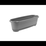 Flair Flora 45cm virágláda alátéttel - Antracit (60457)