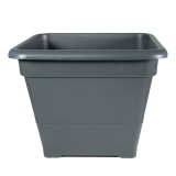 FLAIR Sydney 61243 antracit 15x15 cm szögletes virágcserép