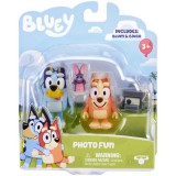Flair Toys Bluey: Dupla karakter fogura csomag - Bluey és Bingo fényképezkedése