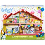 Flair Toys Bluey: Ünnepi családi ház játékszett ünneplő Bluey figurával