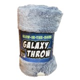 Flair Toys Buddy&Barney: Sötétben világító takaró galaxis mintával 152x127cm