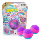 Flair Toys Craze Inkee: Szivárvány színű, vegán fürdőgolyó csomag 3db-os