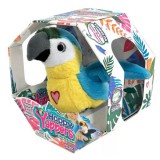 Flair Toys Happy Yappers interaktív plüss kék Papagáj