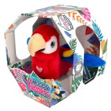 Flair Toys Happy Yappers interaktív plüss piros Papagáj