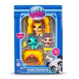 Flair Toys Littlest Pet Shop: 3db-os figura csomag 1. széria - Dzsungel