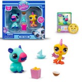 Flair Toys Littlest Pet Shop: Jungle Pals - Capybara és Papagáj figura csomag 2. Széria